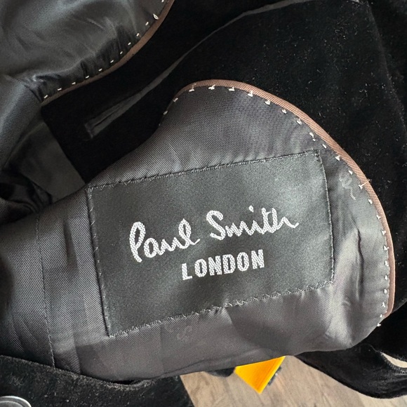 Paul Smith The SoHo Velvet Black Blazer Size 50A - Picture 5 of 7